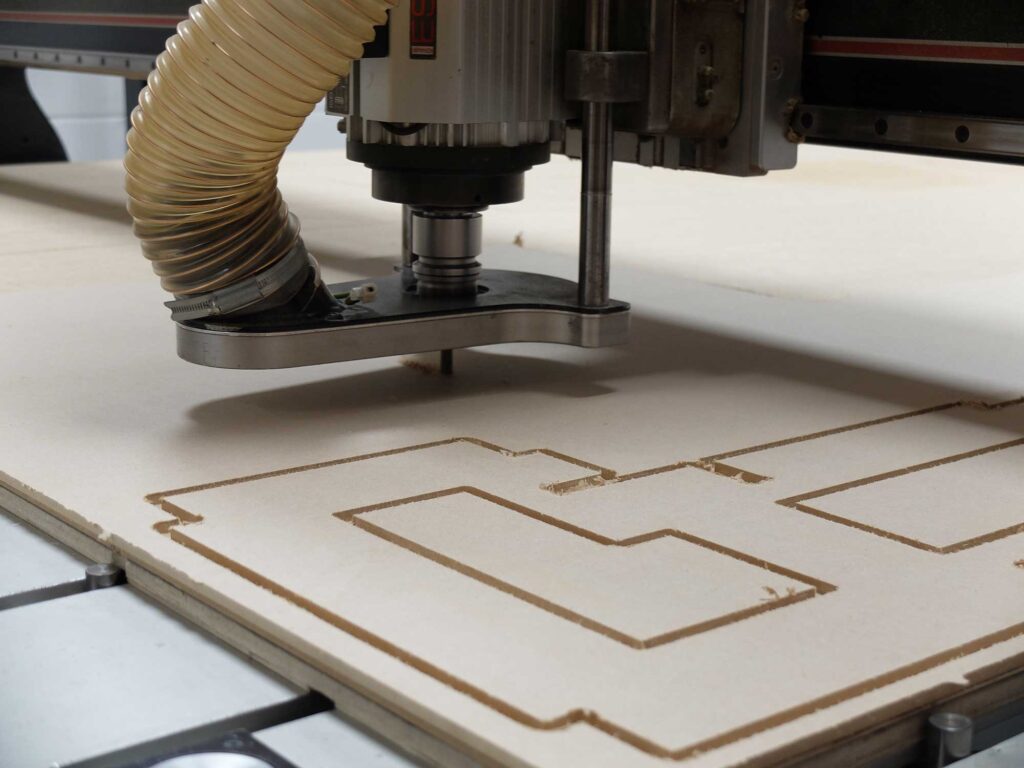 CNC Machine in action